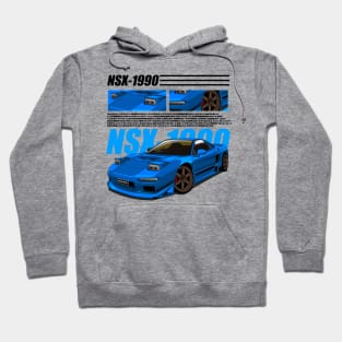 JDM LEGEND HONDA NSX-1990 (BLUE) Hoodie